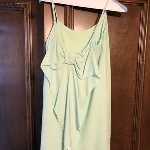 Mint green dress